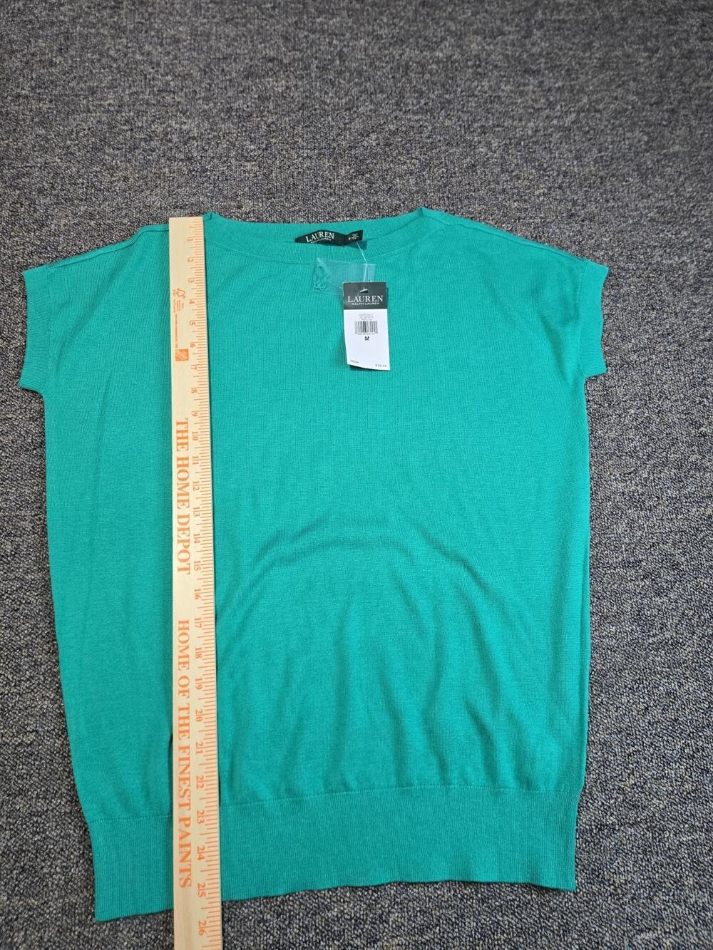 Lauren Ralph Lauren Women's Sleeveless Sweater Medium Green NWT